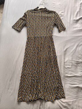 Chevron Donna Morgan Dress